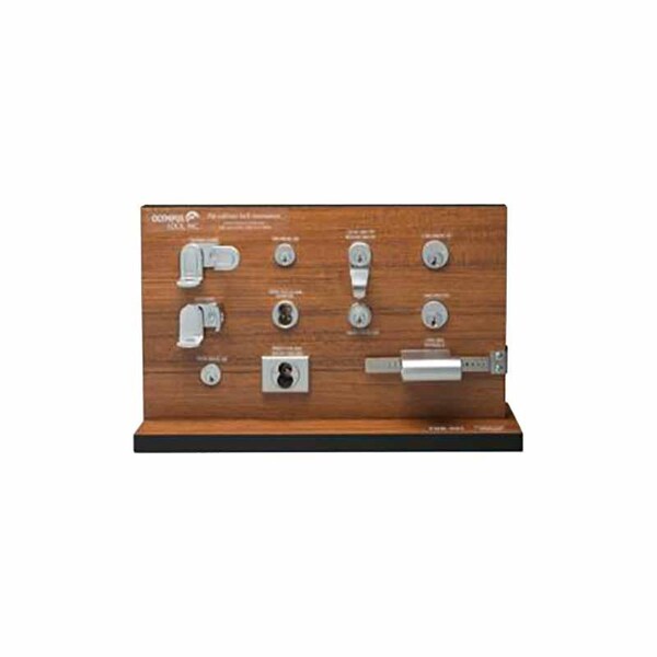 Olympus: Sample Board Includes Large Pin, Small Pin, Interchangeable Core and Padlockable Cam Lock